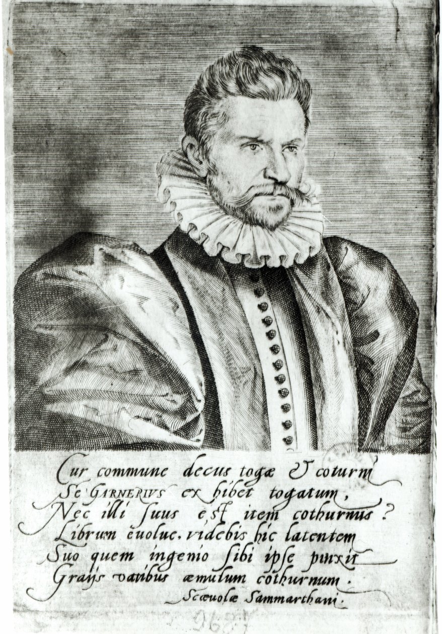 Portrett av Robert Garnier (1534-90) av French School