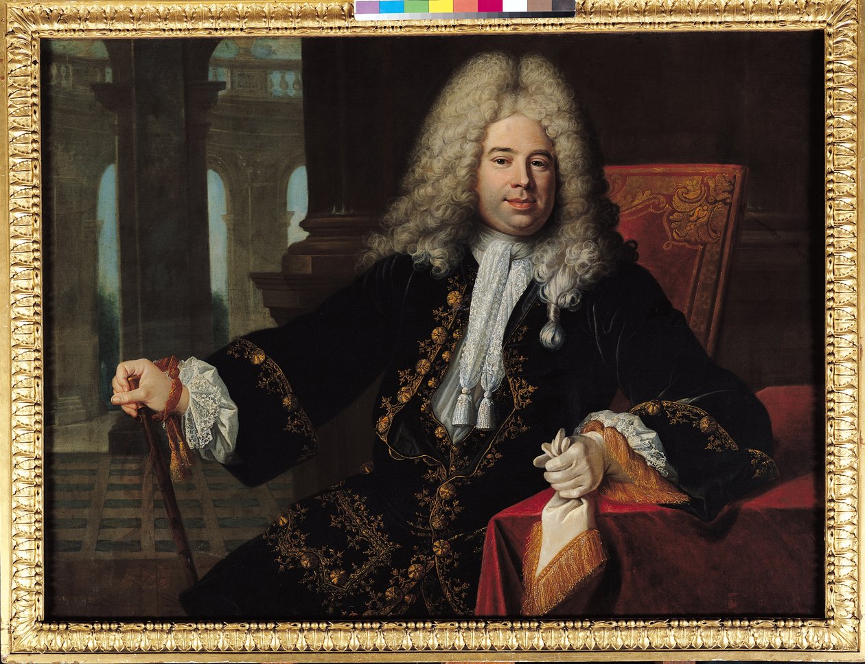 Portrett av en gentleman, ca. 1715-25 av French School