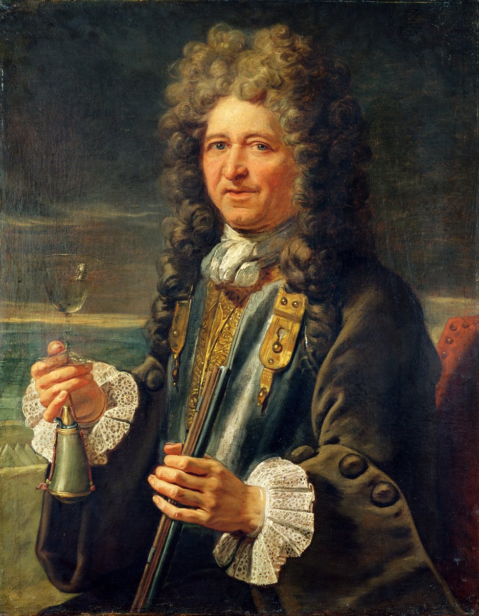 Portrett antas å være Sebastien le Prestre (1633-1717) Lord of Vauban av French School