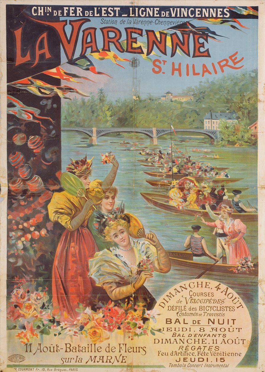 Plakat som reklamerer for Østbanen av French School