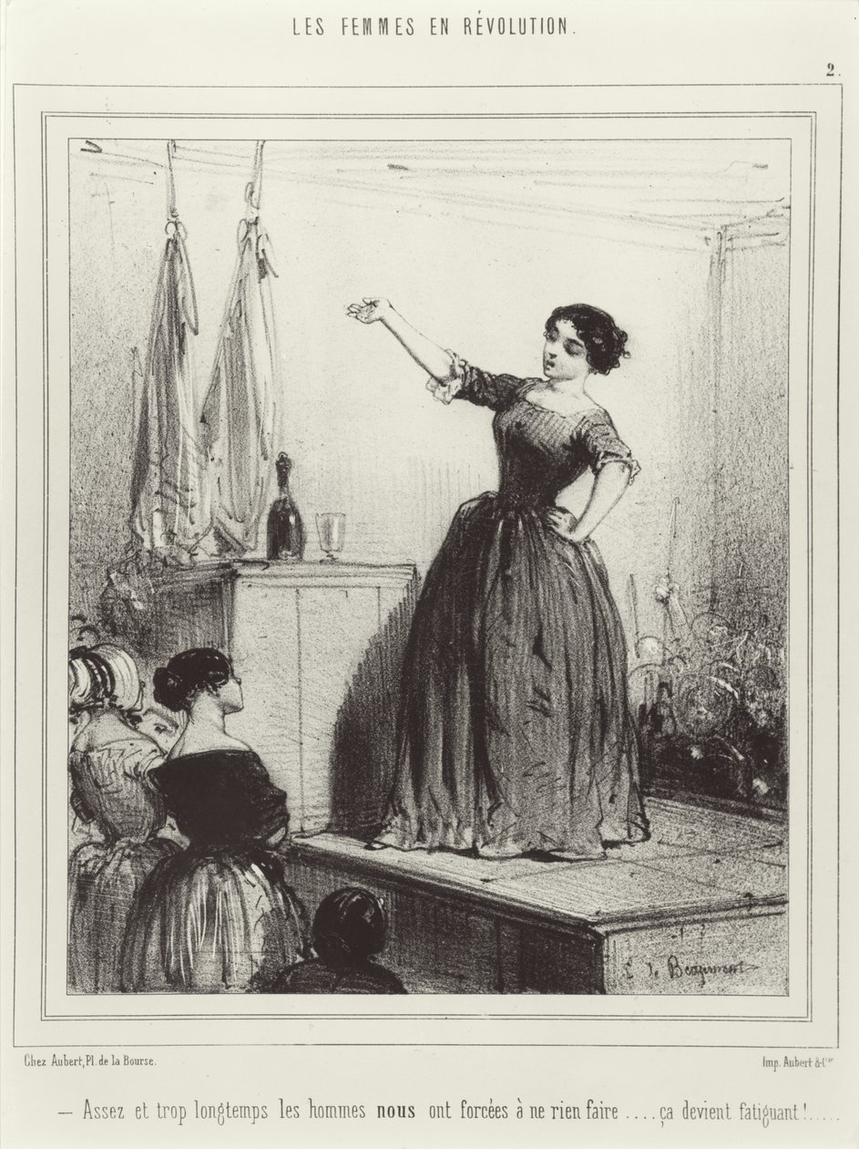 Revolusjon av kvinner, 1848 av French School