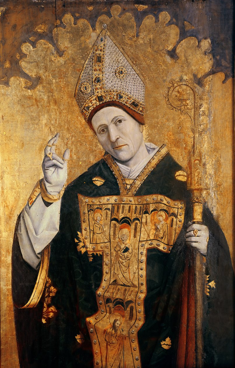 Saint Siffredus av Carpentras, provençalsk skole, ca. 1460-70 (tempera på panel) av French School