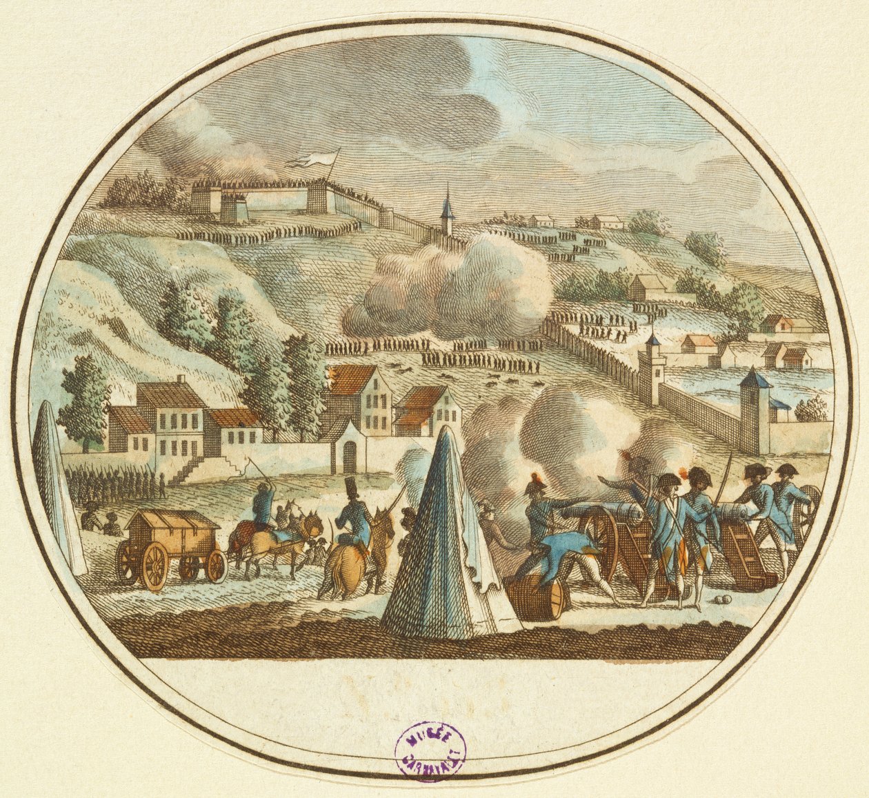 Beleiring av Lyon, oktober 1793 av French School