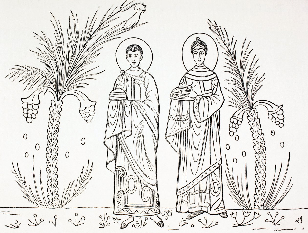 St. Cecilia og hennes ektemann Valerian, fra 