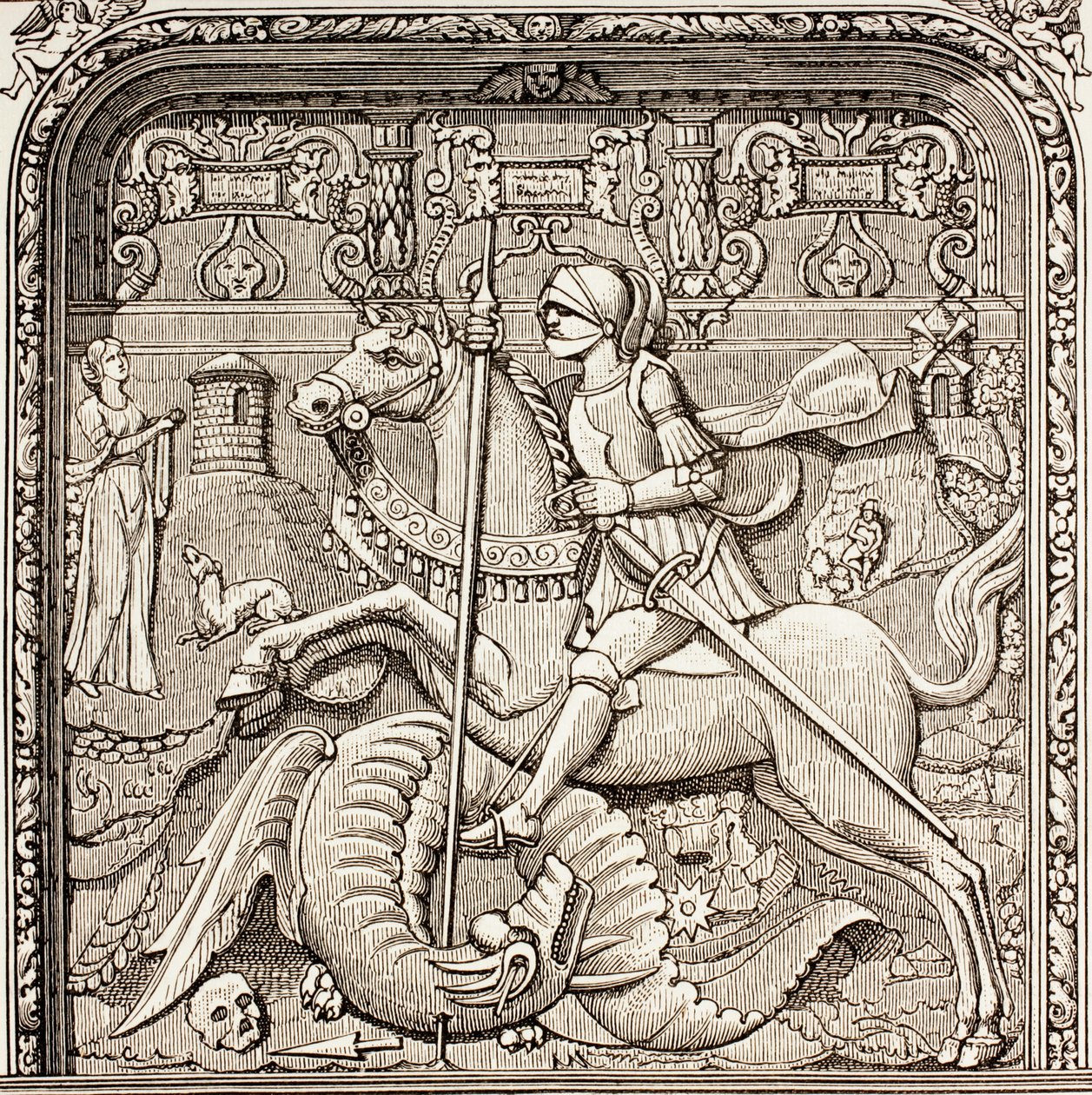 St. George som dreper dragen, fra 