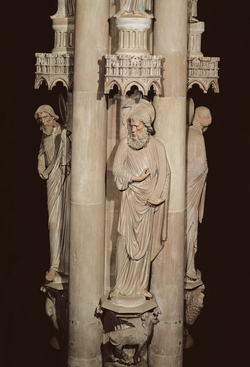 Evangelisten St. Lukas, fra Englesøylen, etter 1280 av French School