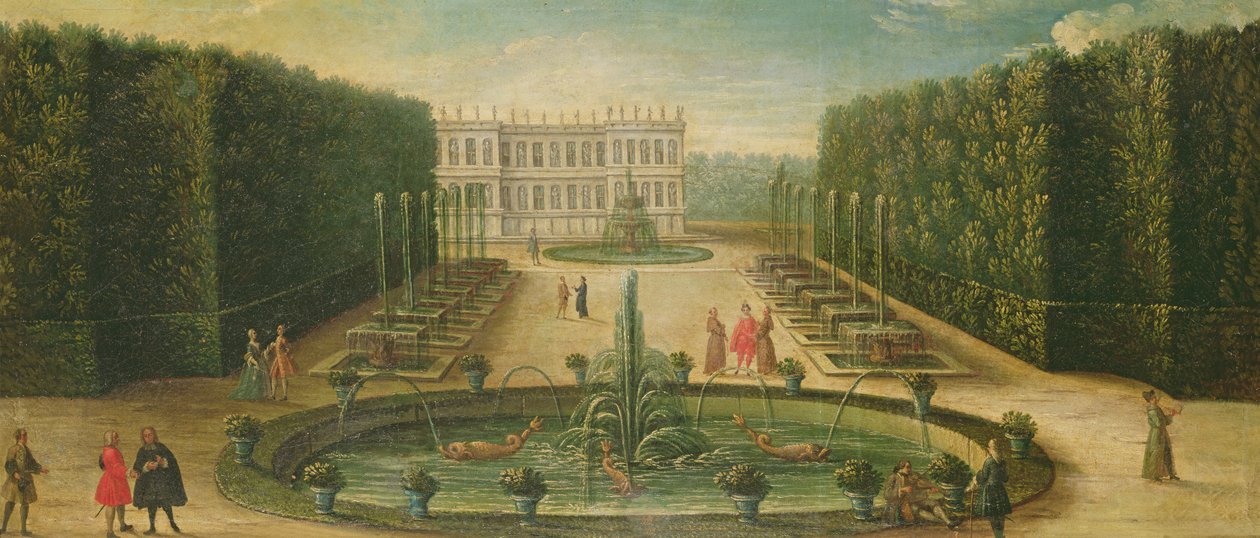 Triumfbuen i Versailles av French School