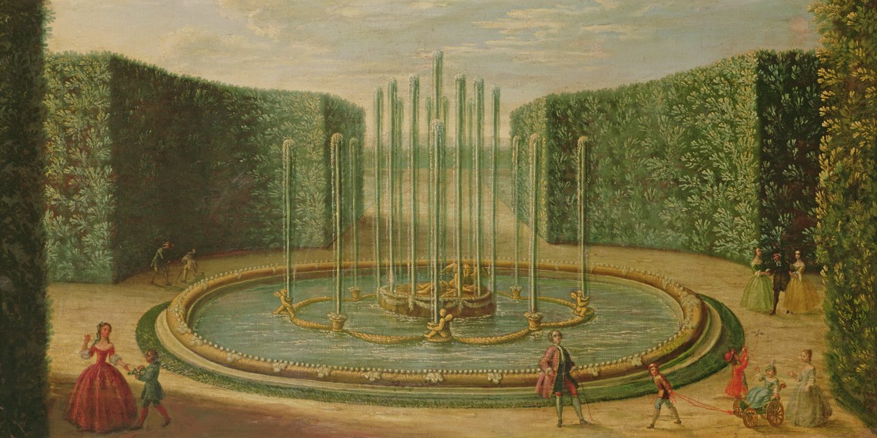 Bassenget til Saturn i Versailles, tidlig på det attende århundre av French School