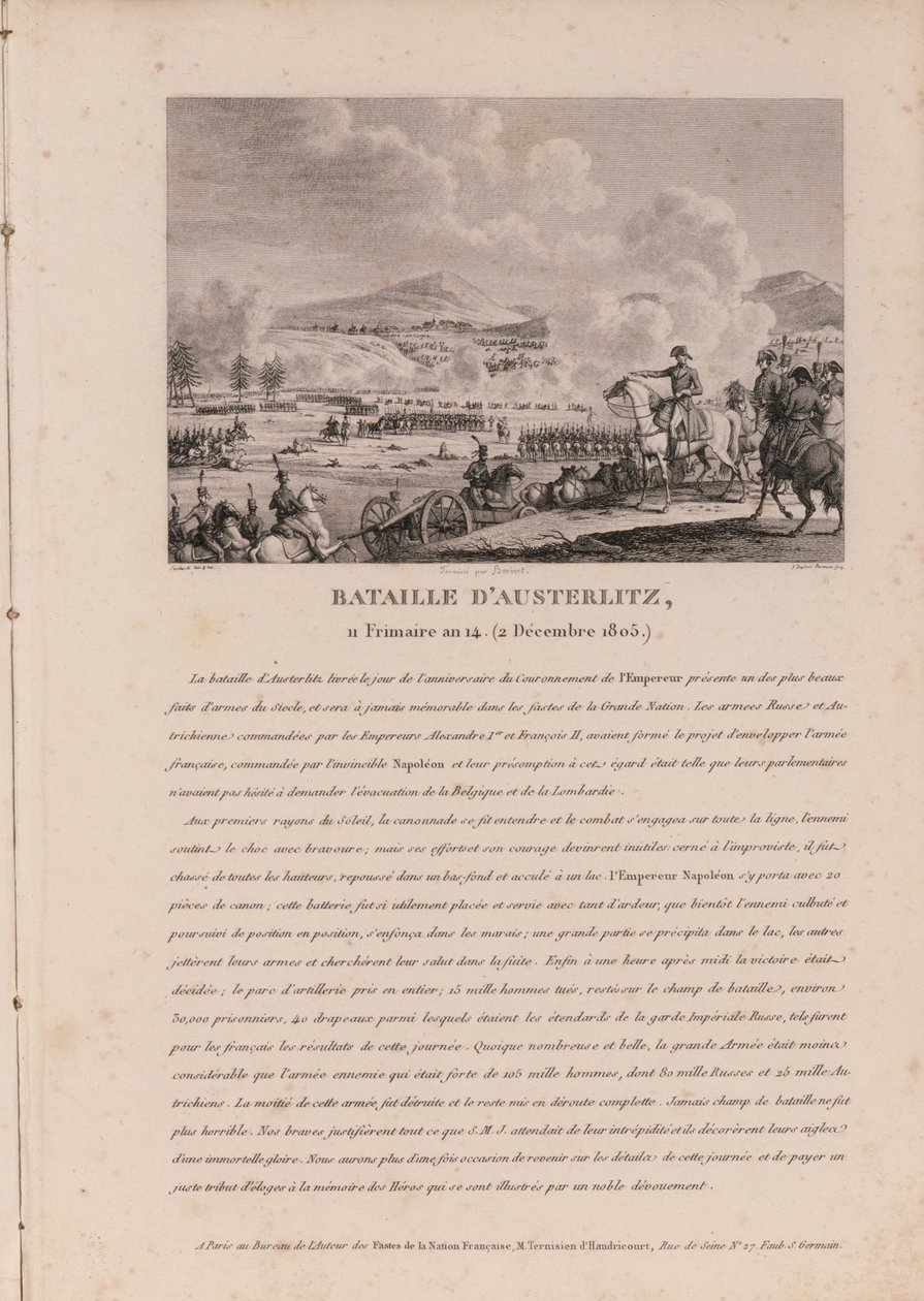 Slaget ved Austerlitz, 2. desember 1805 av French School