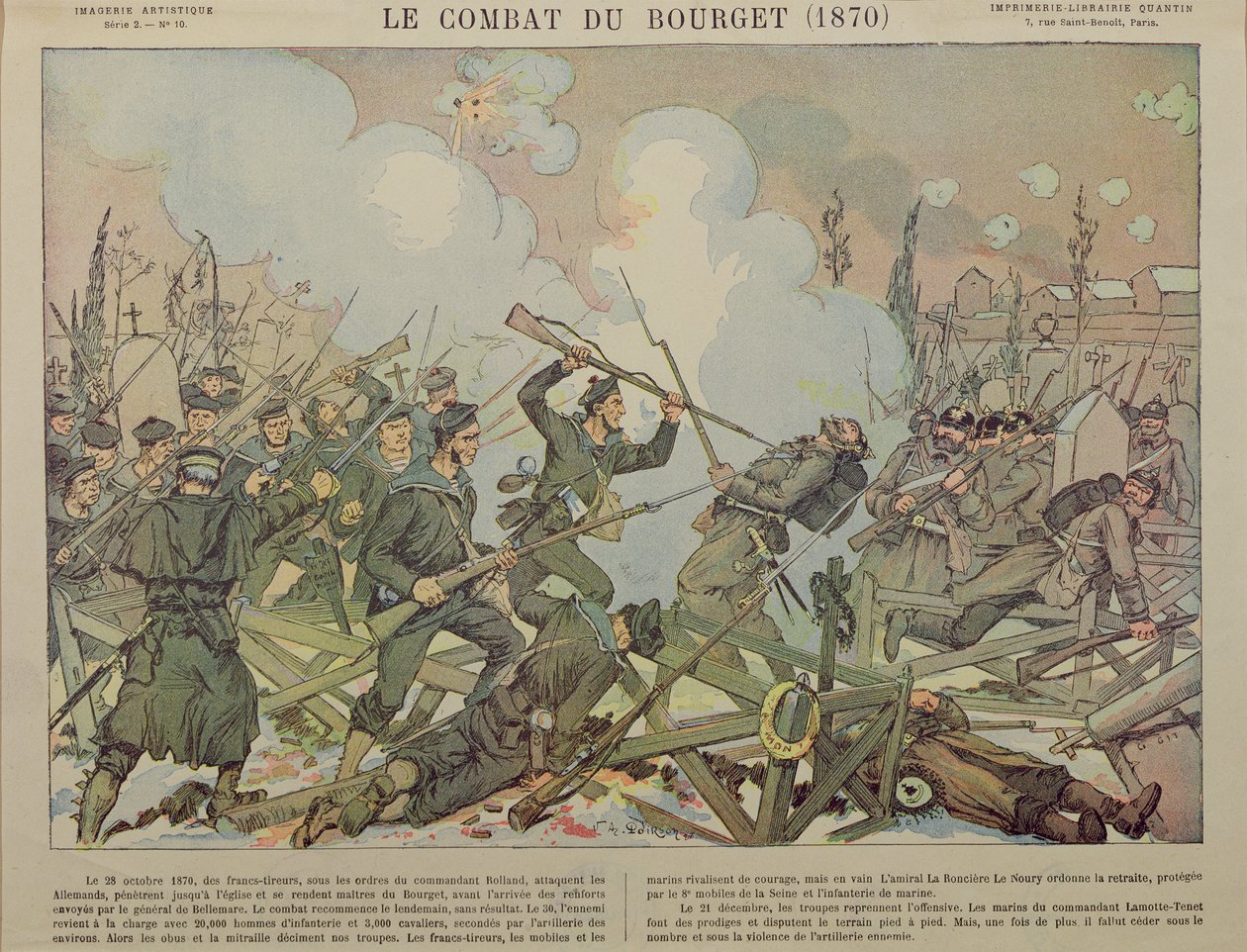 Slaget ved Bourget (28. oktober 1870), 1887 av French School