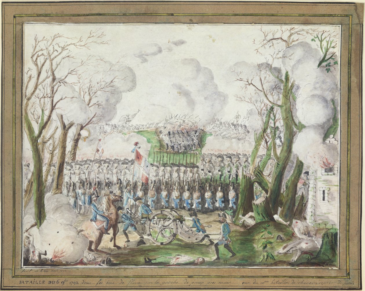 Slaget ved Jemmapes, 6. november 1792 av French School