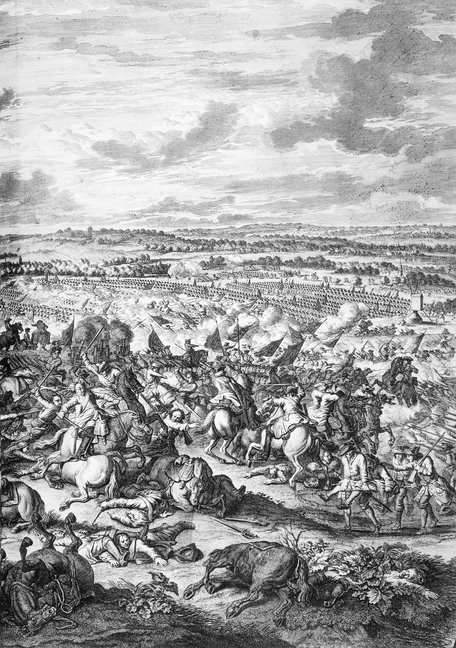Slaget ved Oudenarde, 1708 av French School