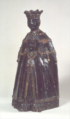 The Black Virgin (tre) av French School