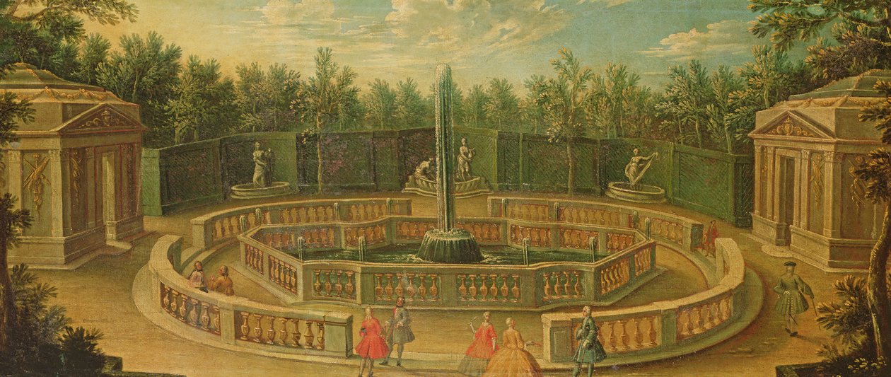 Bosquet des Domes i Versailles av French School