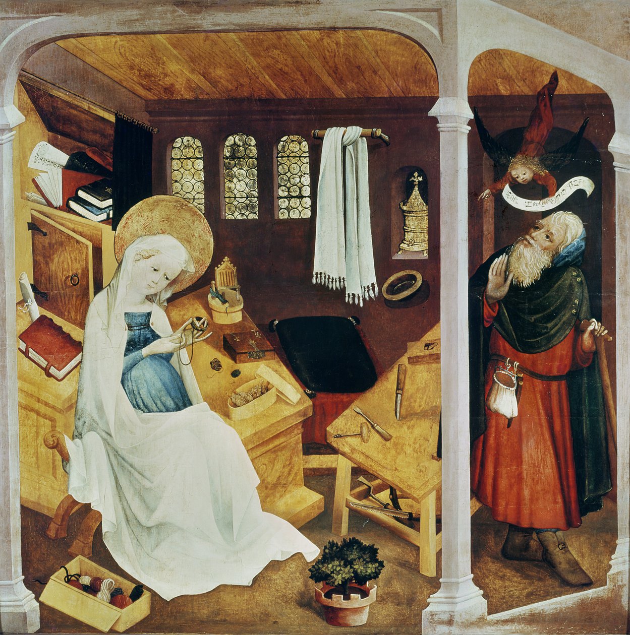 The Doubt of St. Joseph, ca.1410-20 av French School