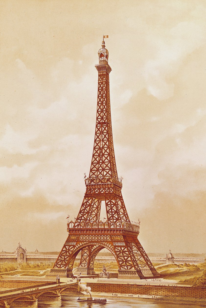 Eiffeltårnet, 1889 av French School