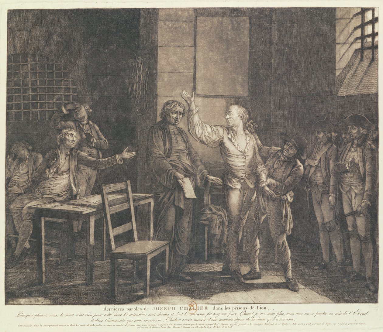 Den siste talen til Joseph Chalier av French School