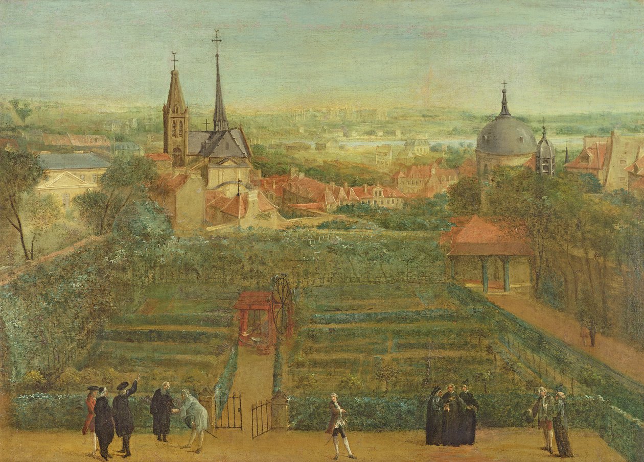 Gardens of the Fathers of Christian Doctrine og klosteret St. Victor av French School