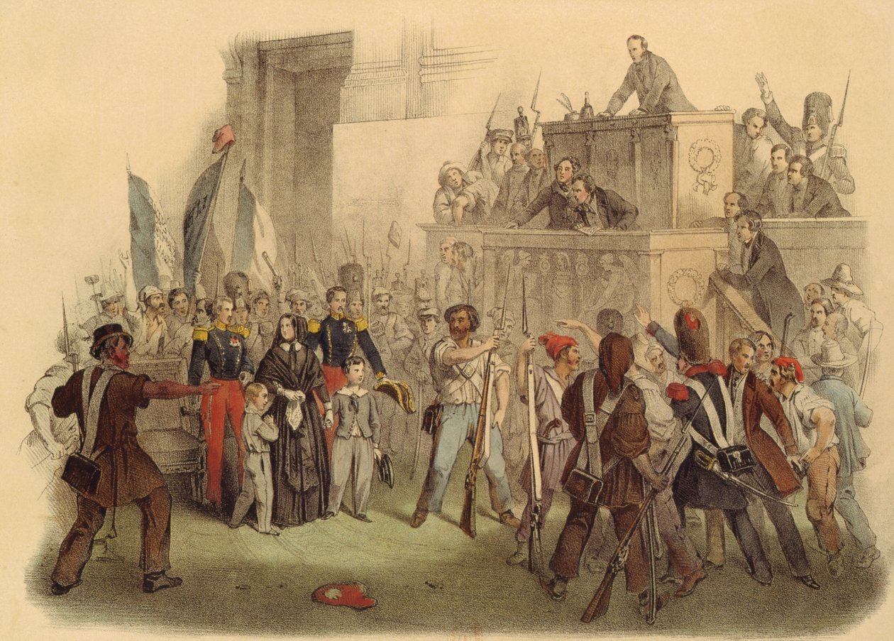 Messene i Deputertkammeret, 24. februar 1848 av French School