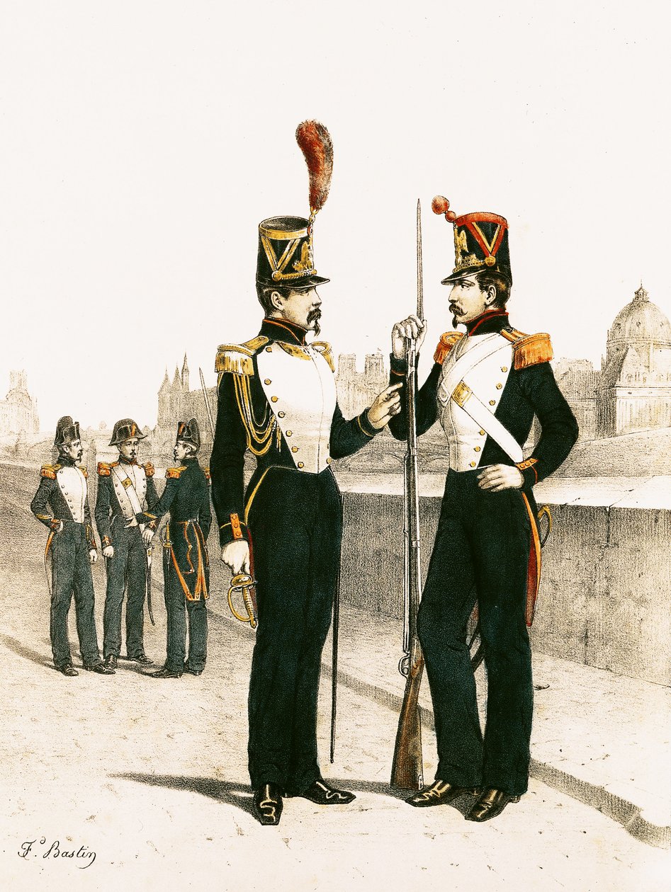 Parisian Municipale Guard, dannet 29. juli 1830 av French School