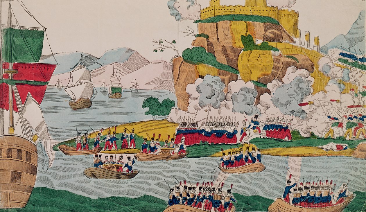 Franskmennenes inntog av Alger den 4. juli 1830 av French School