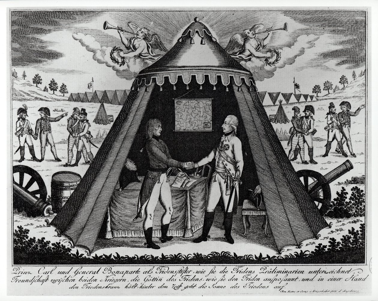 Campo Formio-traktaten, 18. oktober 1797 av French School