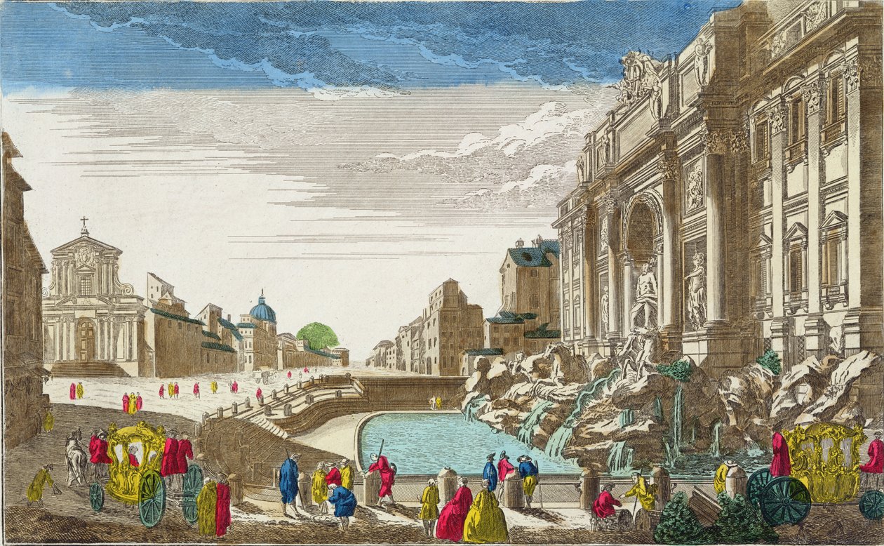 Trevifontenen, Roma av French School