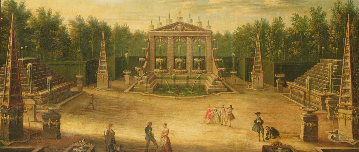 Vannalleen og dragefontenen, Versailles av French School