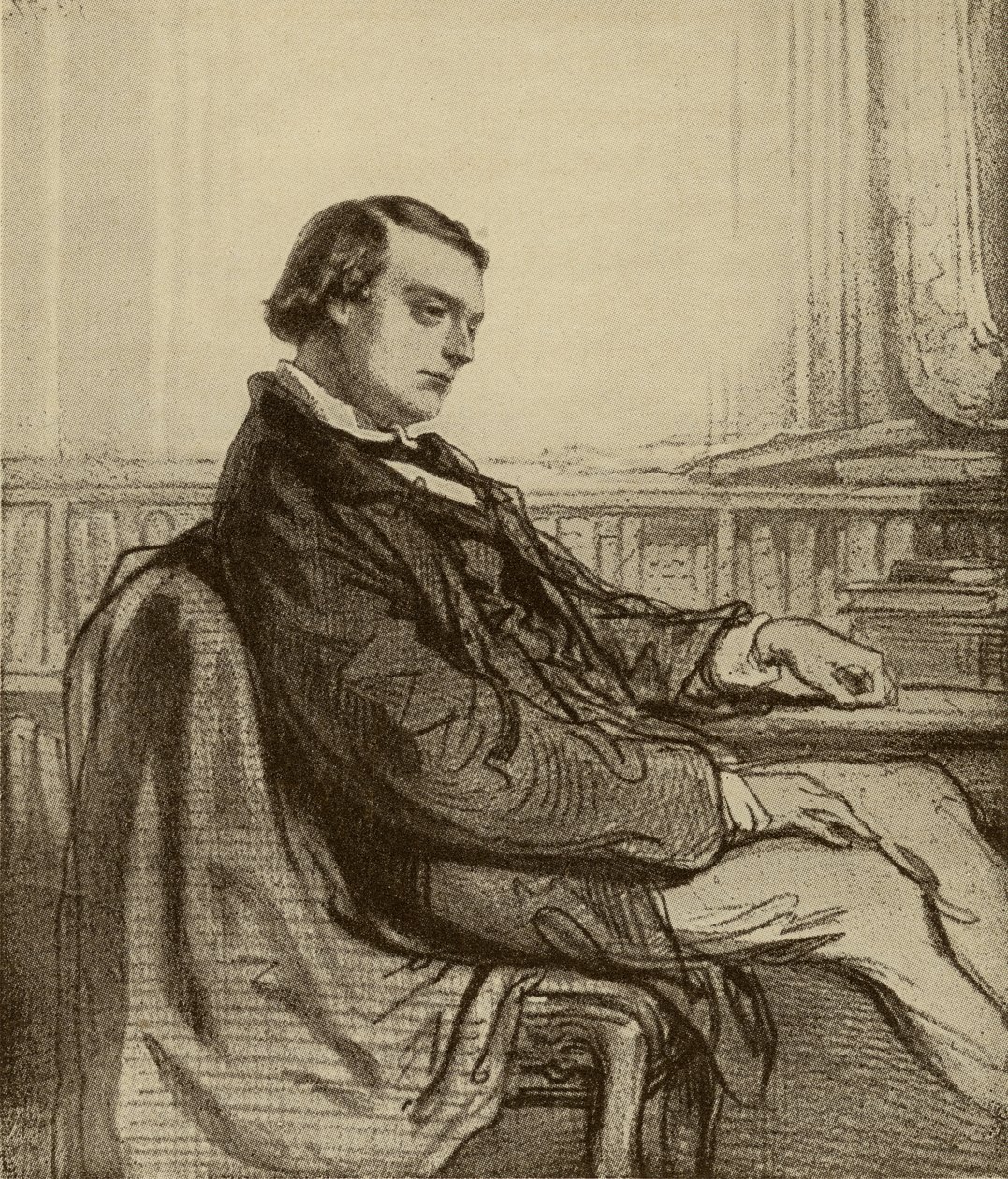 Theodore de Banville (1823–91) av French School