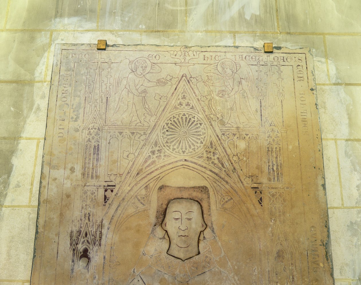 Magister Johannes gravstein, 1340 av French School