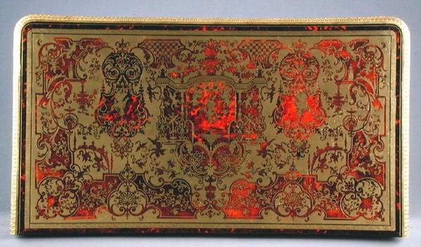 Topp på en Louis XIV Boulle Commode, ca. 1700 (skilpaddeskall, messing og ormolu) (se også 220159) av French School