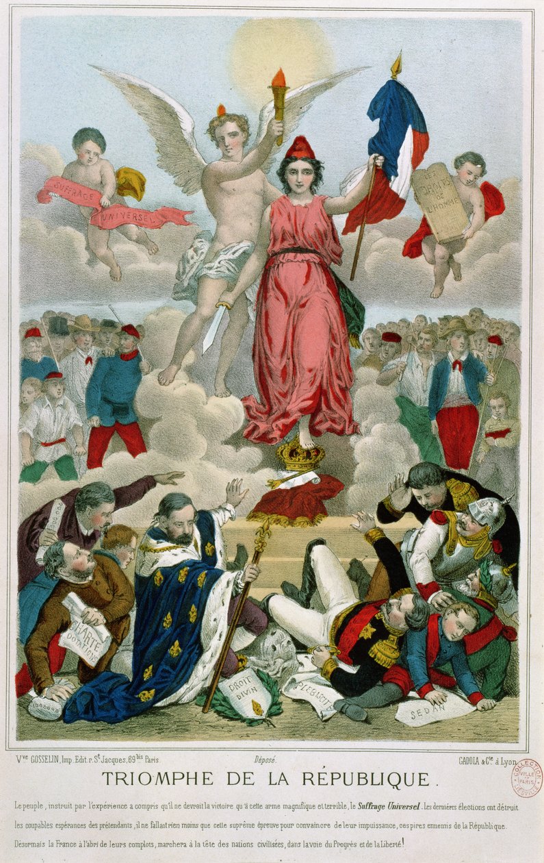 Republikkens triumf, 1875 av French School