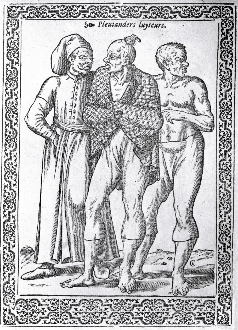 Turkish Wrestlers, illustrasjon fra 