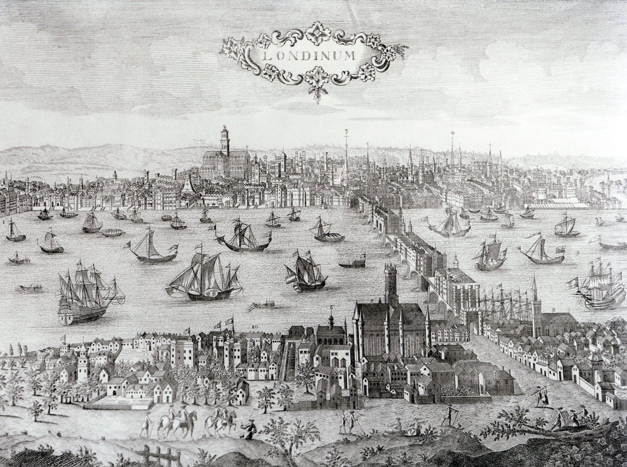 Utsikt over London av French School