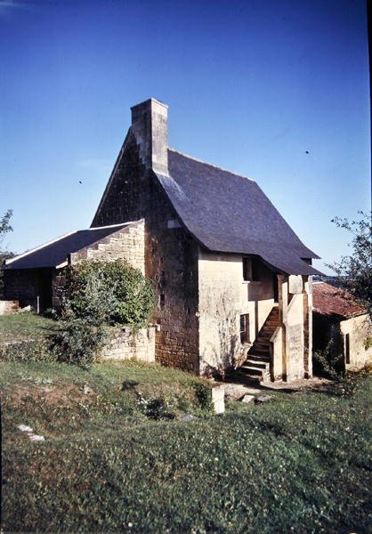 Utsikt over huset antas å være fødestedet til Francois Rabelais (ca. 1494-1553) av French School