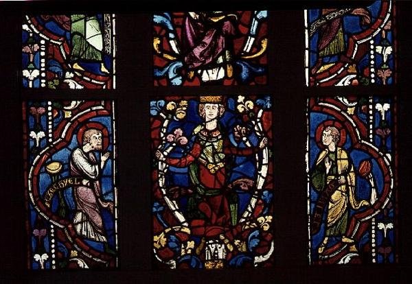 Vindu som viser Isai-treet, ca. 1210-45 av French School