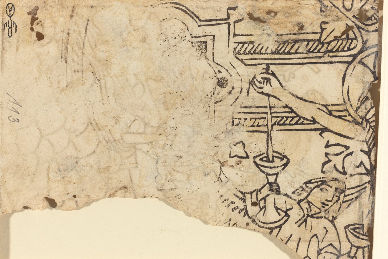 Kristus på et gullsmedkors av French 15th Century