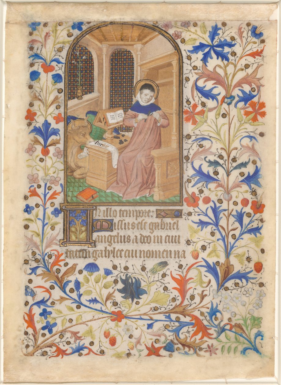 Sankt Lukas av French 15th Century