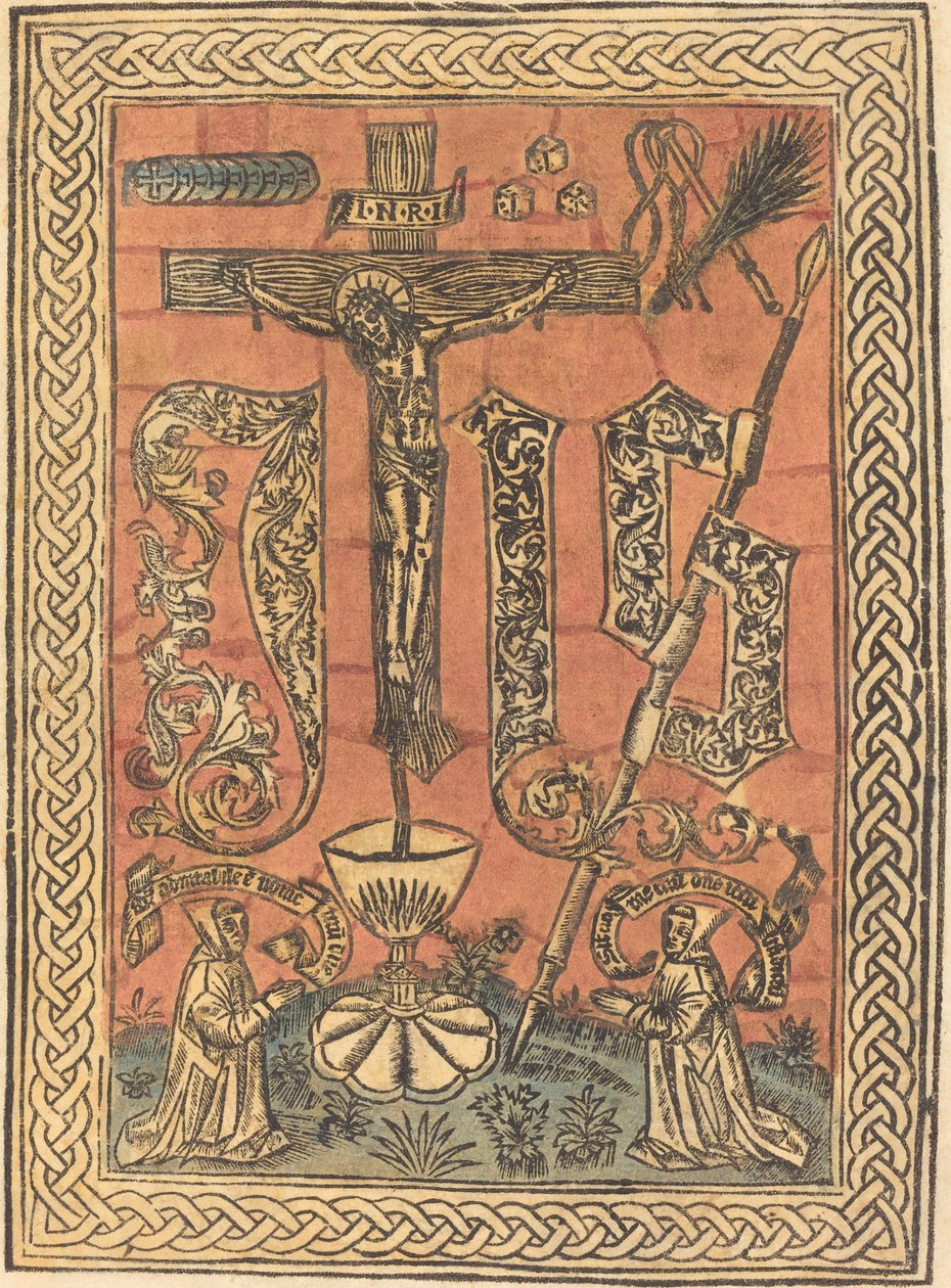 Det hellige monogram av French 15th Century
