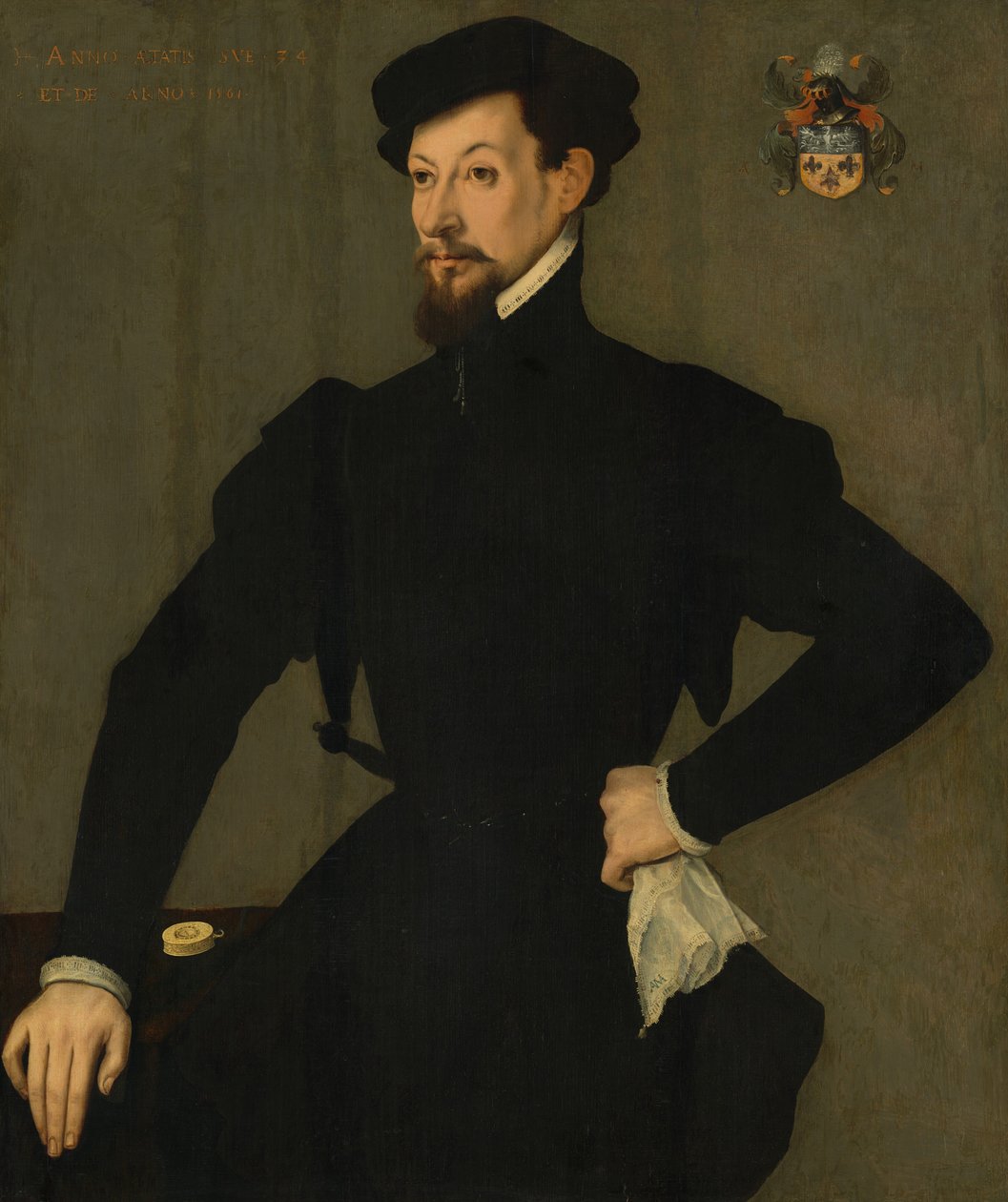 Portrett av et medlem av Quaratesi-familien av French 16th Century