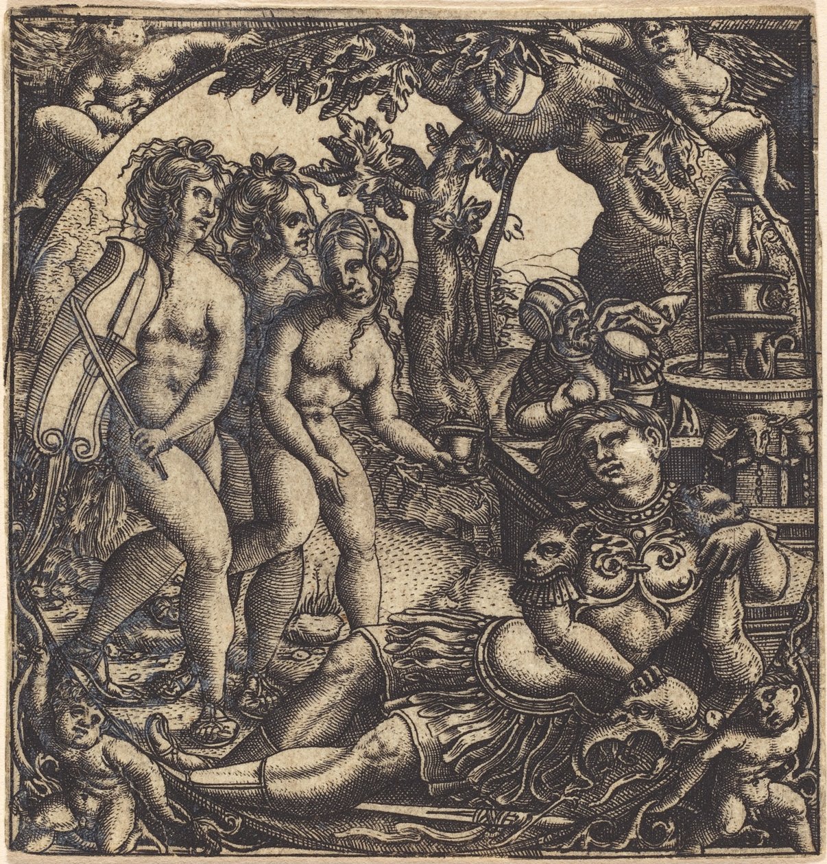 Paris-dommen av French 16th Century