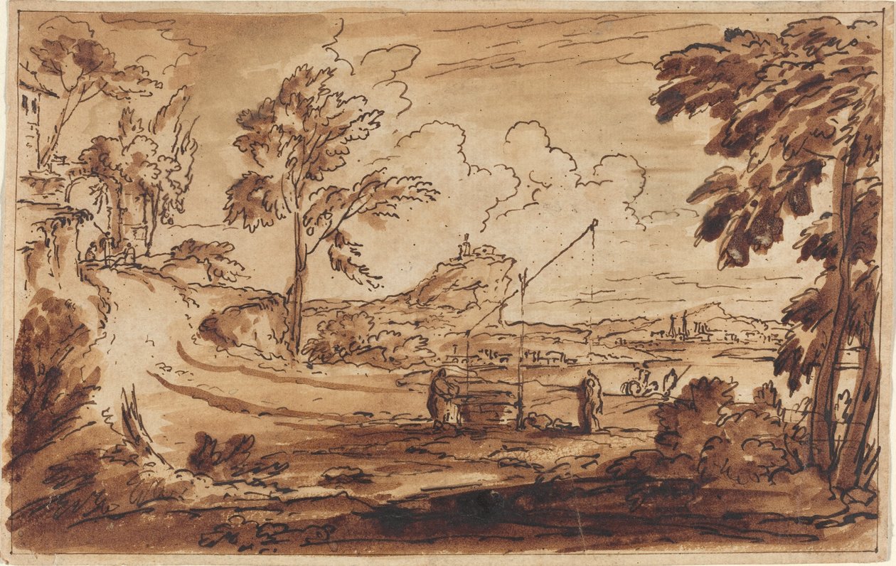 Ved Drambrønnen av French 17th Century