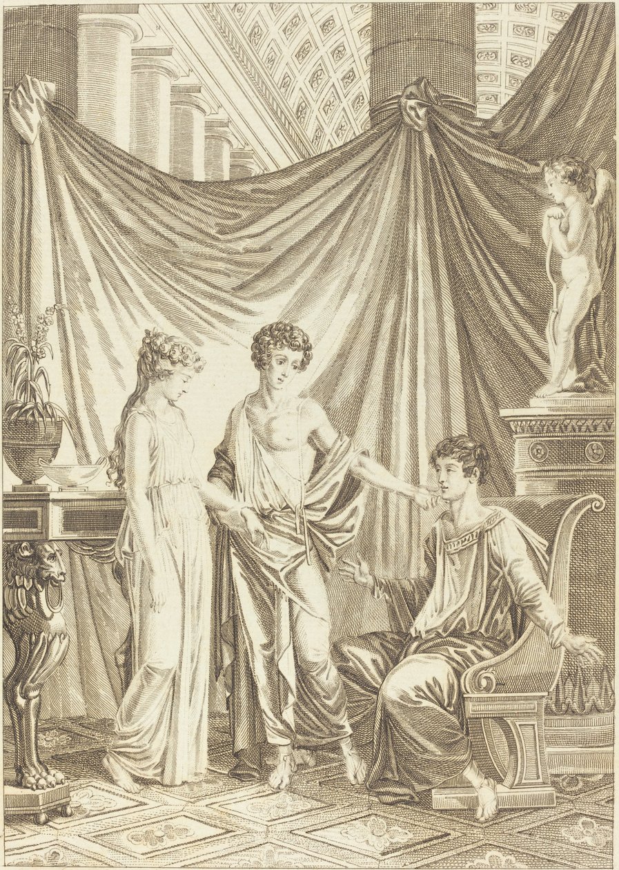 De to vennene av French 18th Century
