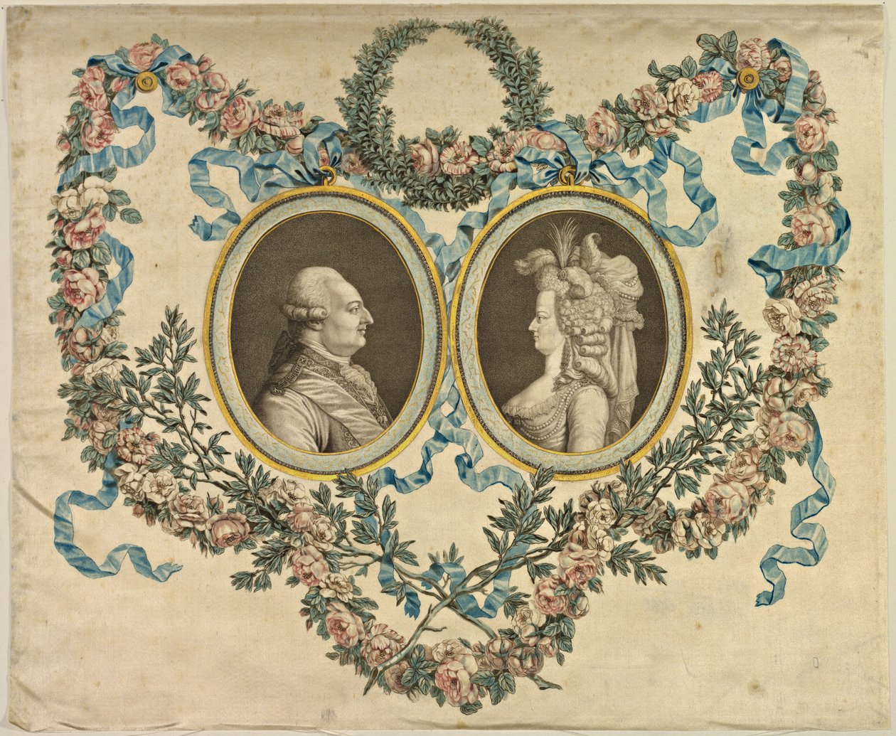 Louis XVI og Marie-Antoinette av French 18th Century