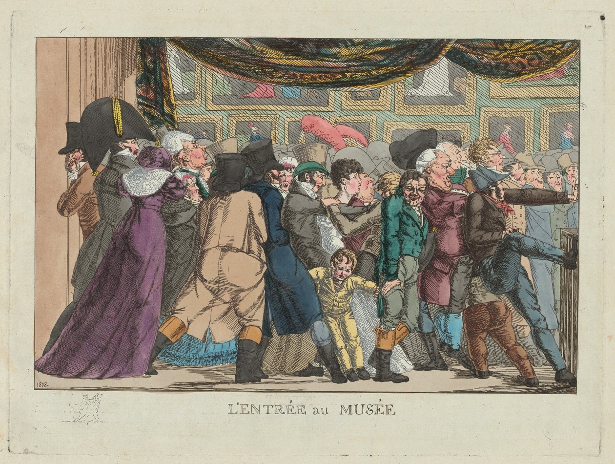 Inngang til museet av French 19th Century