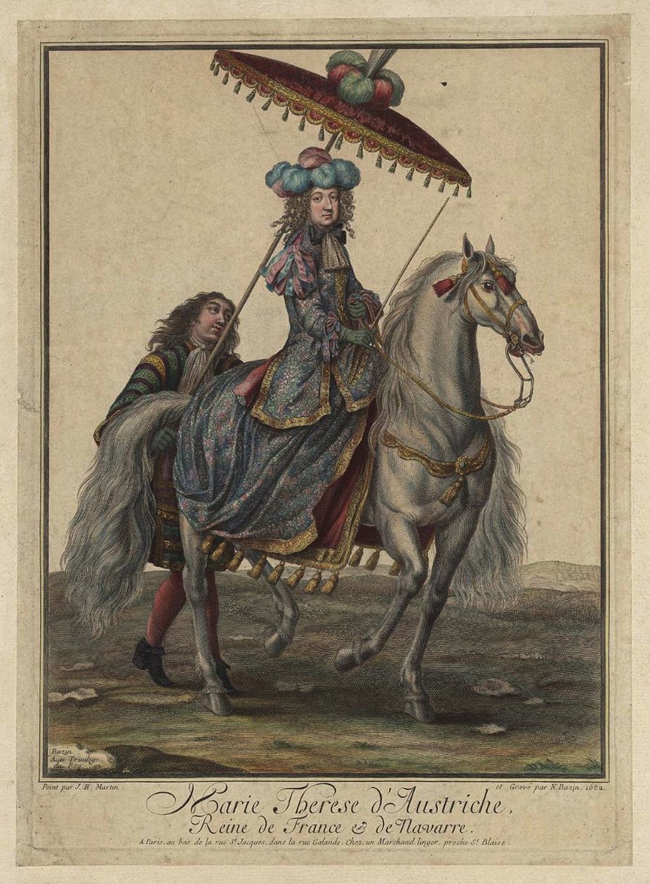 Maria Theresa av Spania 1638-1683, dronningkonsort av Frankrike og Navarra, 1682 av French Master
