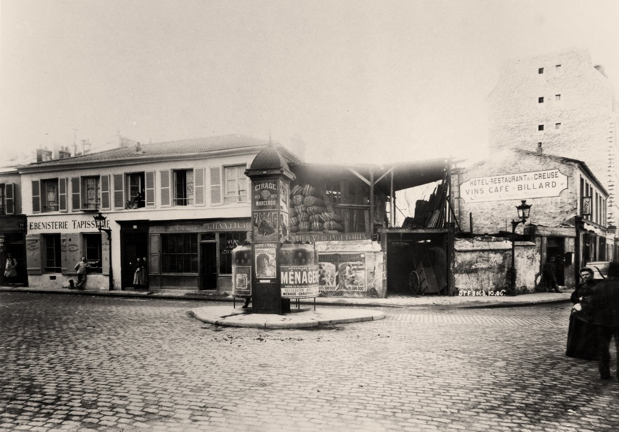 28 rue Vercingetorix, Paris (s/hvitt-bilde) av French Photographer