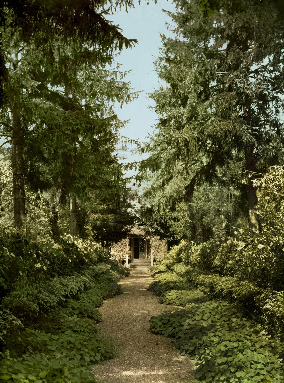 Hagesti i hagen til Claude Monet, Giverny av French Photographer