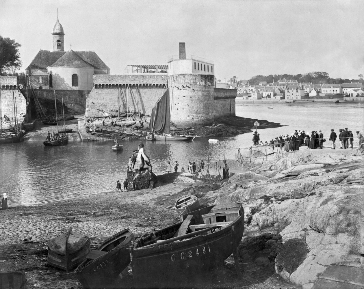 Havn, Concarneau av French Photographer
