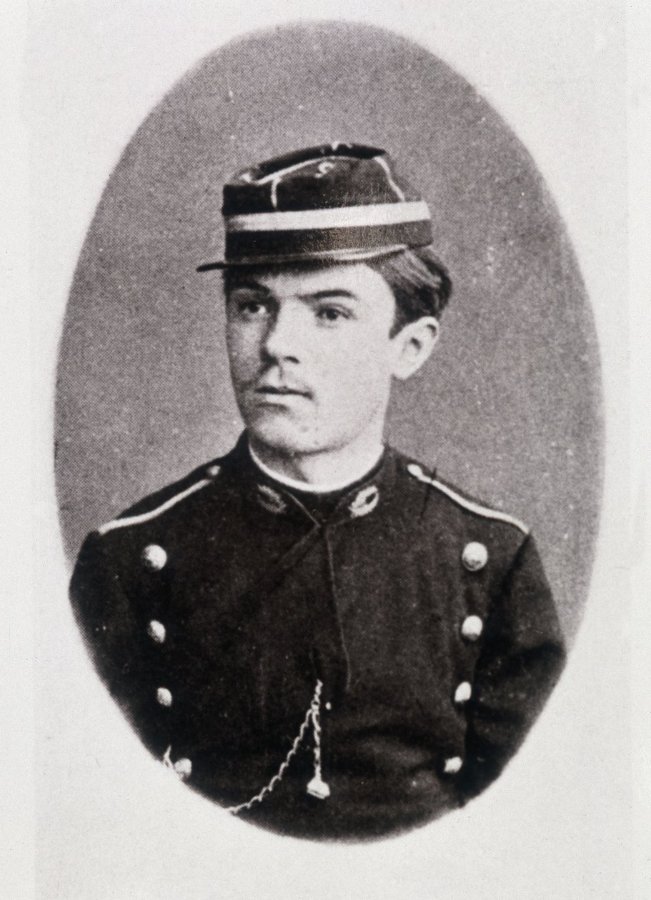 Henri Poincaré, student ved Ecole Polytechnique - Bibl. fra Ecole Polytechnique av French Photographer